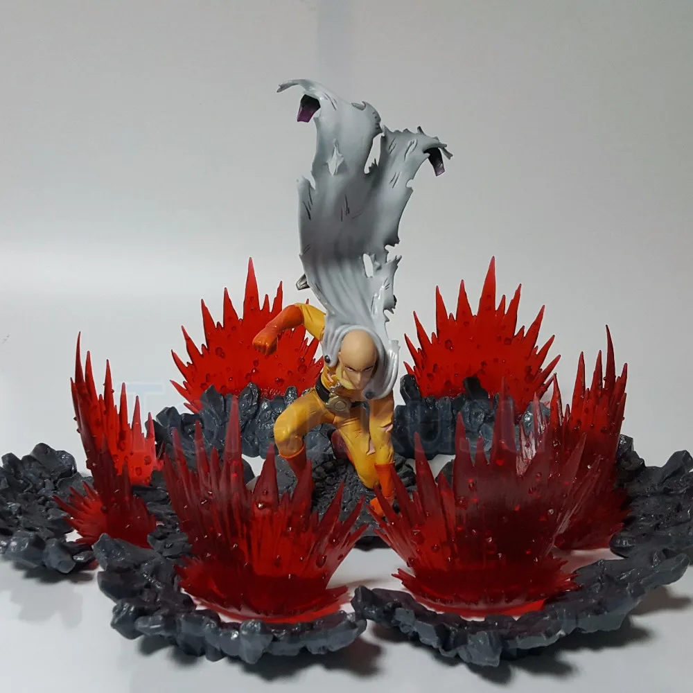 One Punch Man экшн фигурка Saitama Sensei Power Up сцена DIY Набор игрушек Аниме ONE PUNCH MAN модель