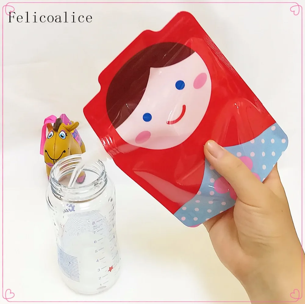 1 шт. экологически чистые многоразовые детские сумки на двойной молнии|Бутылки