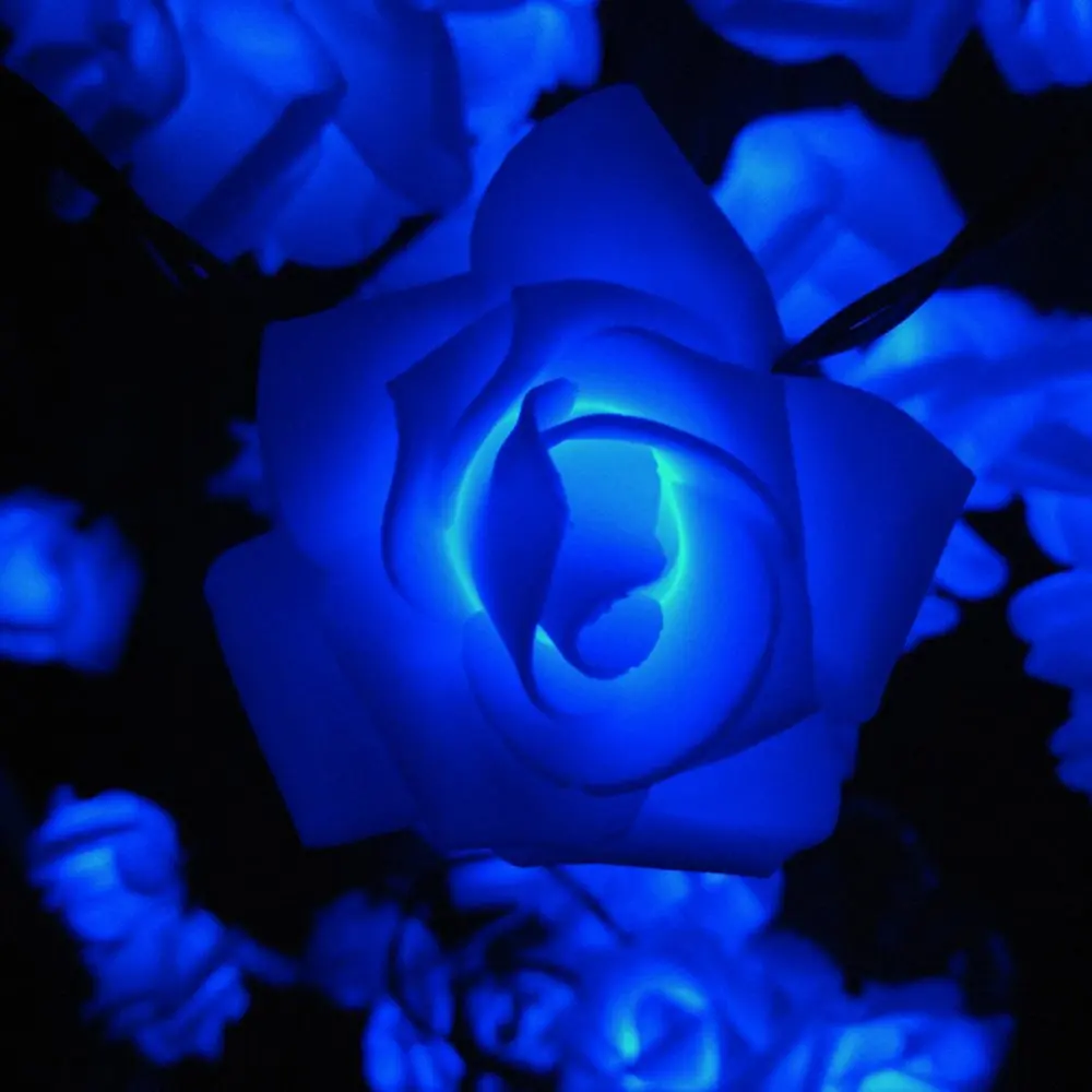 Фото YIYANG Rose Solar LED String Lights Romantic Garden 100Leds 12M Outdoor Christmas Holiday Festival Party Decoration Lamps Освещение YIYANG Rose Solar LED String Lights Romantic Garden 100Leds 12M Outdoor Christmas Holiday Festival Party Decoration Lamps Освещение