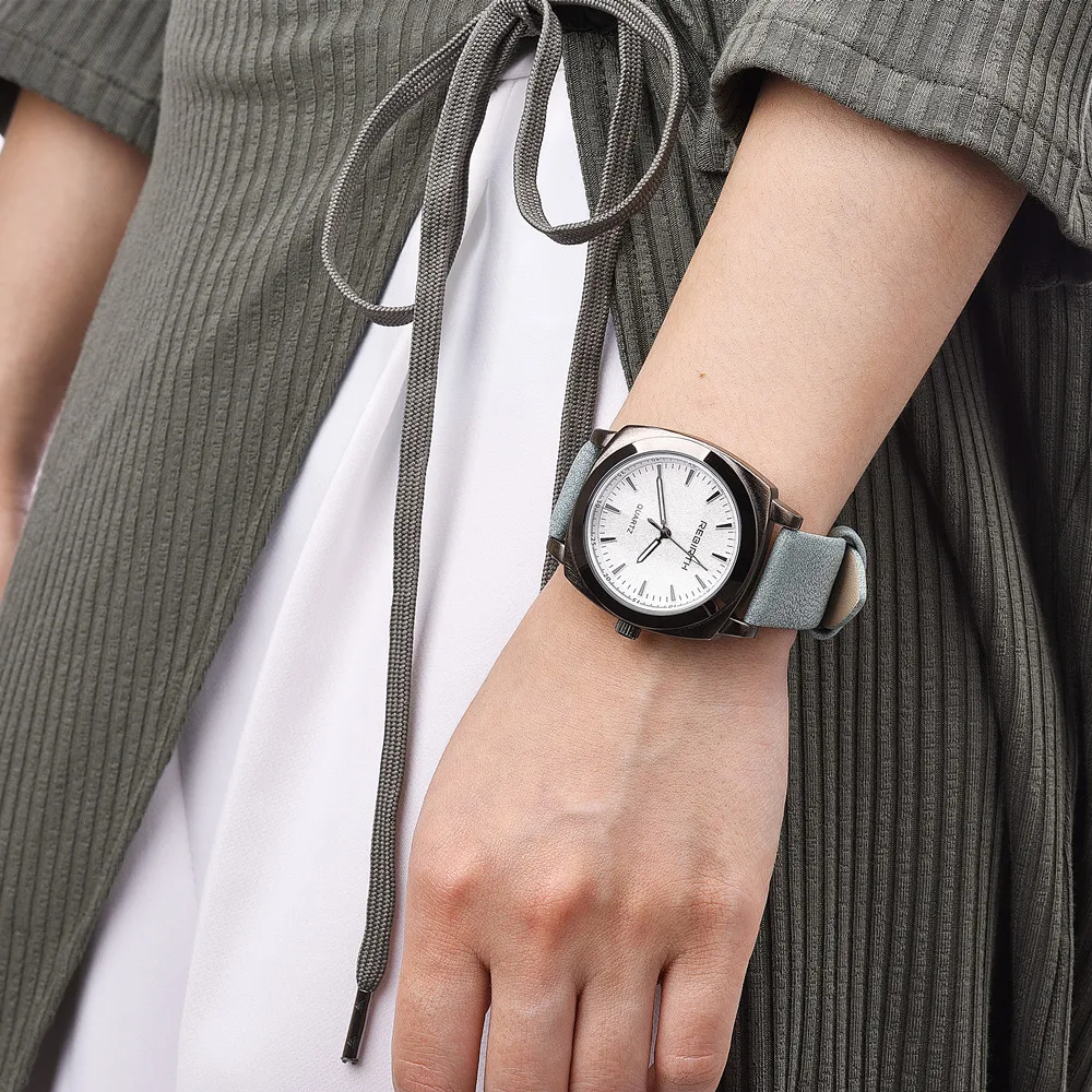 REBIRTH квадратный дизайн женские часы популярный бренд модные повседневные