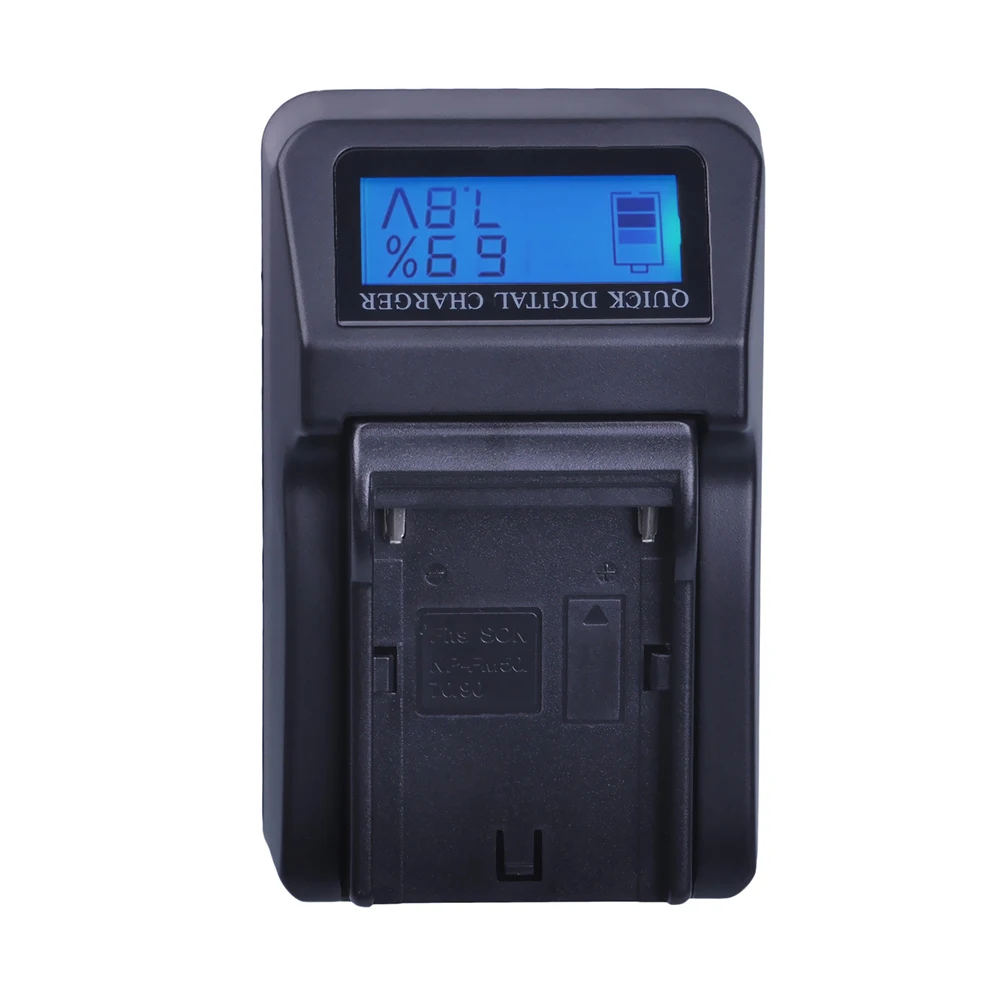 1 шт. NP-FM50 NP FM50 запасная литий-ионная батарея + LCD быстрое зарядное устройство для