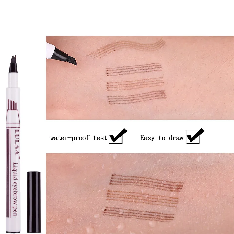 3 цвета карандаш для бровей Microblading sharp Татуировка Ручка водонепроницаемый