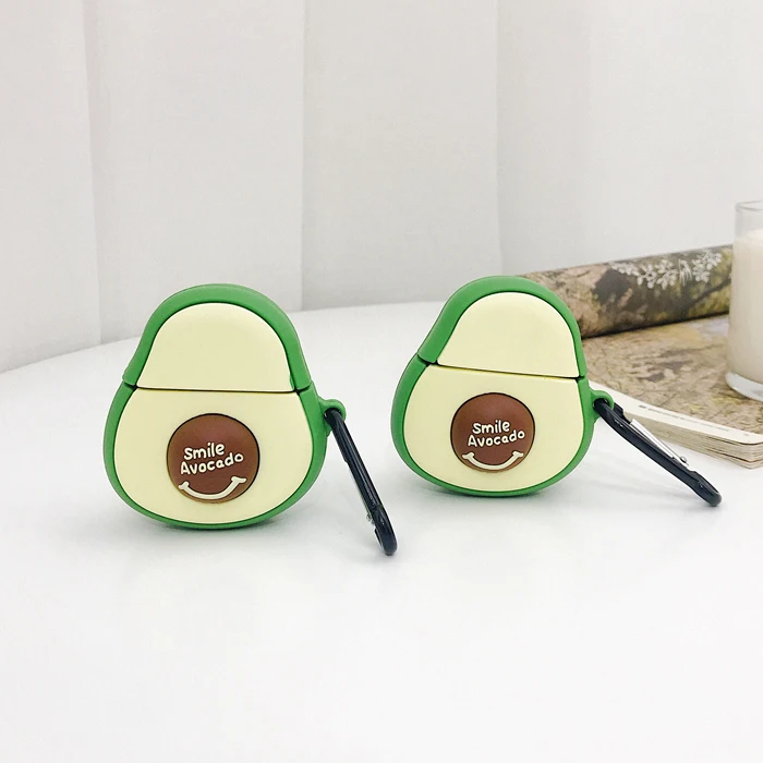 GlamPhoneCase милый авокадо Airpods1/2 поколение защитный чехол Apple беспроводная Bluetooth