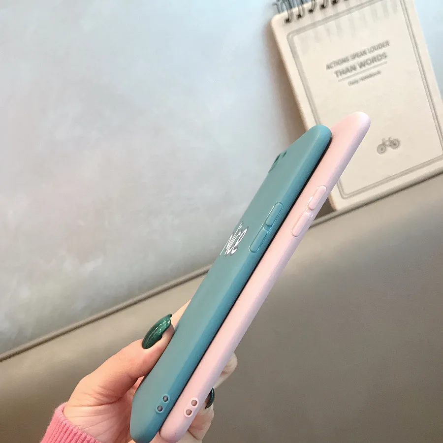 Gimfun корейский фиолетовый чехол с английскими буквами для Huawei Honor 9 10 P10 P20 Pro Nova 2s 3
