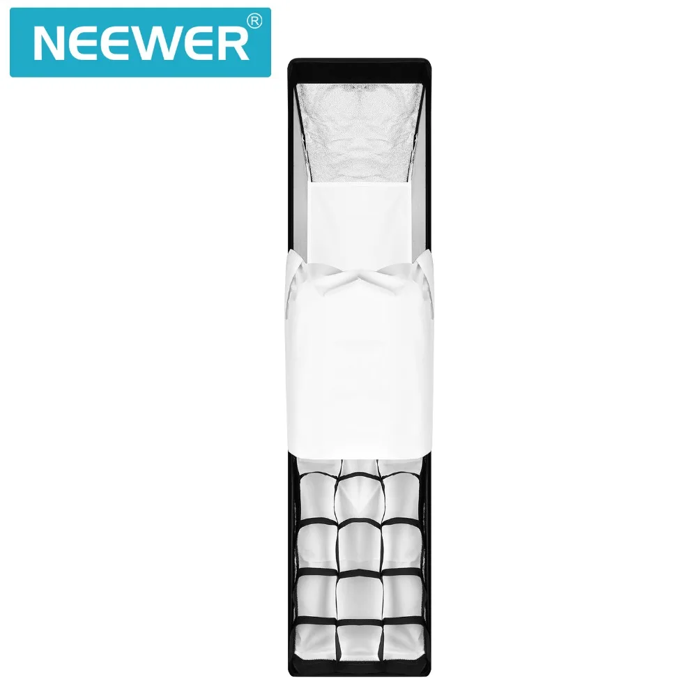 Софтбокс Neewer 8x36 дюймов/20x90 сантиметров сотовый софтбокс Bowens с сеткой для