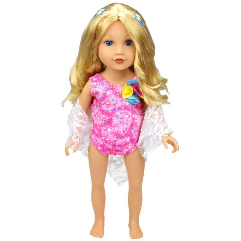 2pcs New Style Bikini wear Beach Suit American Girl Dolls Clothing of 18 inch Doll Dress Best Gift AX25 | Игрушки и хобби
