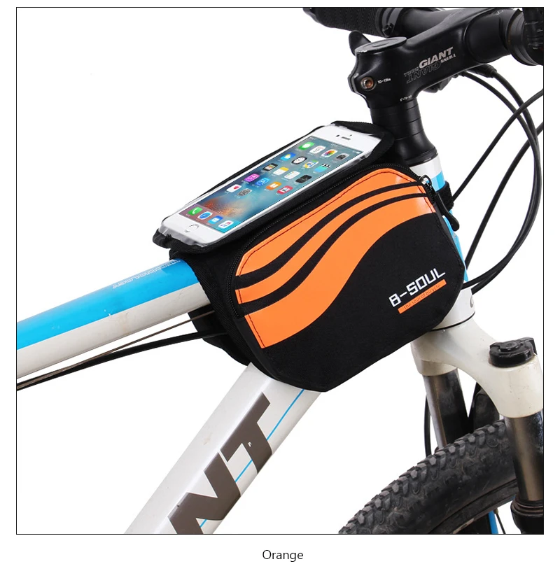 Велосипедная Передняя сумка для телефона с сенсорным экраном, MTB, дорожная велосипедная сумка для мобильного телефона, велосипедная Передняя сумка, 5,7 дюймов, сумка для мобильного телефона, Аксессуары для велосипеда