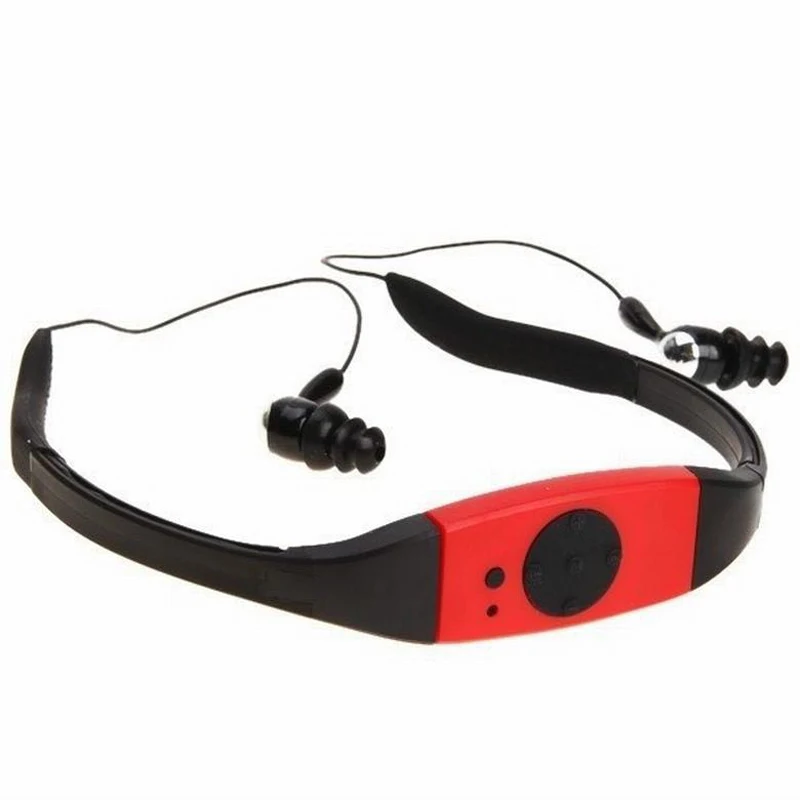 Высокое качество спортивные mp3 8 ГБ супер IPX8 Водонепроницаемый плеер наушники Surf