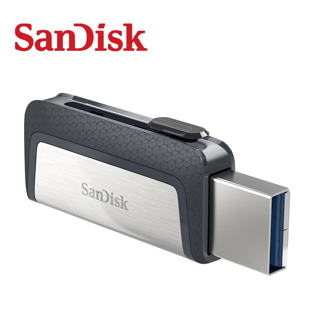 SanDisk DDC2 USB 3 0 OTG флэш накопитель 128 Гб 64 ГБ 32 16 Pen Drive Флешка для ПК/Android Type C|USB