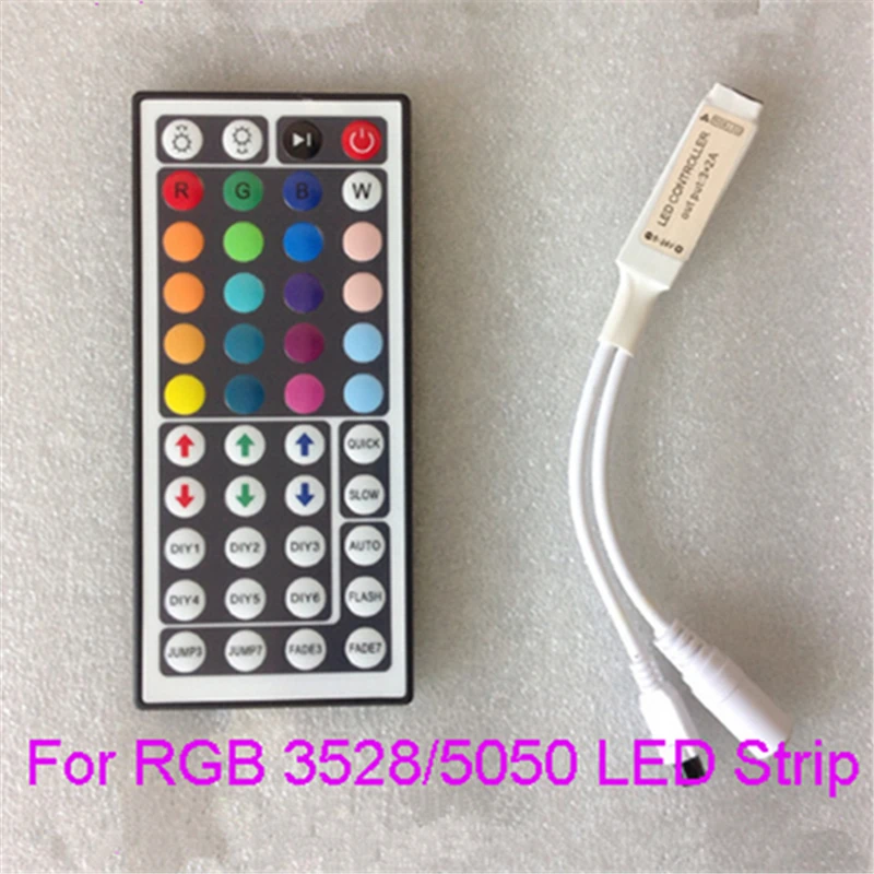 Мини контроллер для светодиодных лент RGB SMD 3528 5050 44 клавиши|rgb mini controller|led light