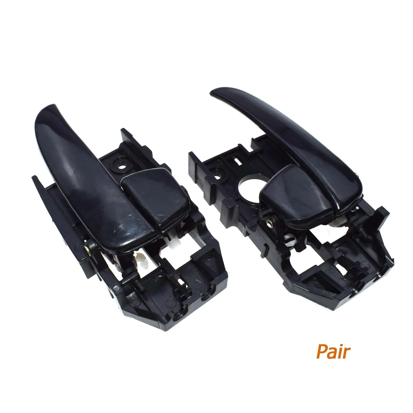 Front Left Right WOLFIGO для hyundai ELANTRA 2001 02 03 04 05 2006 внутри левый и правый передние черные дверные ручки 826102D000, 826202D000 Новые - Цвет: Front Left Right