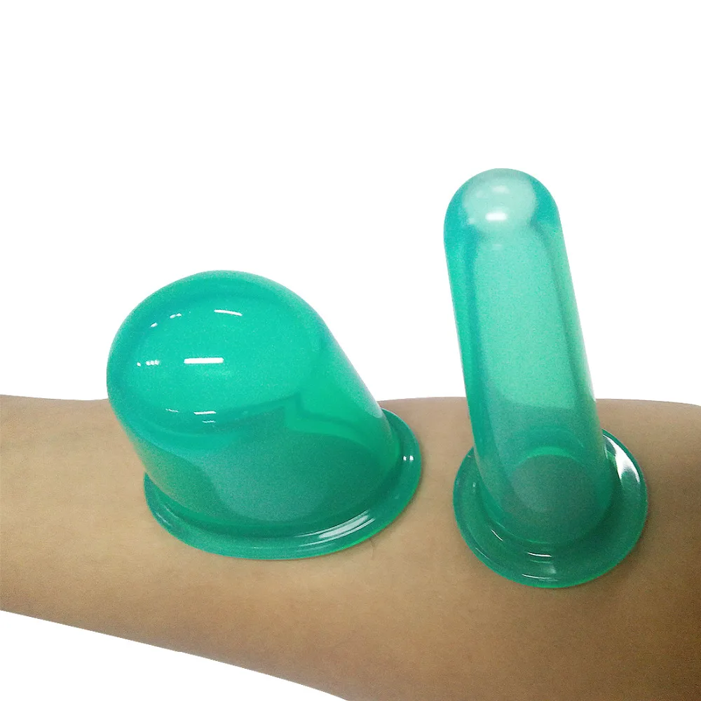 4 шт./компл. уход за телом антицеллюлитный силиконовые вакуумных банок чашки для