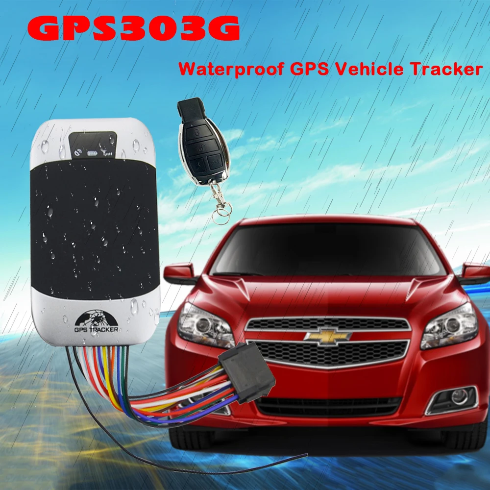 Автомобильный gps трекер 12 24 В gps303g с пультом дистанционного управления поддержка