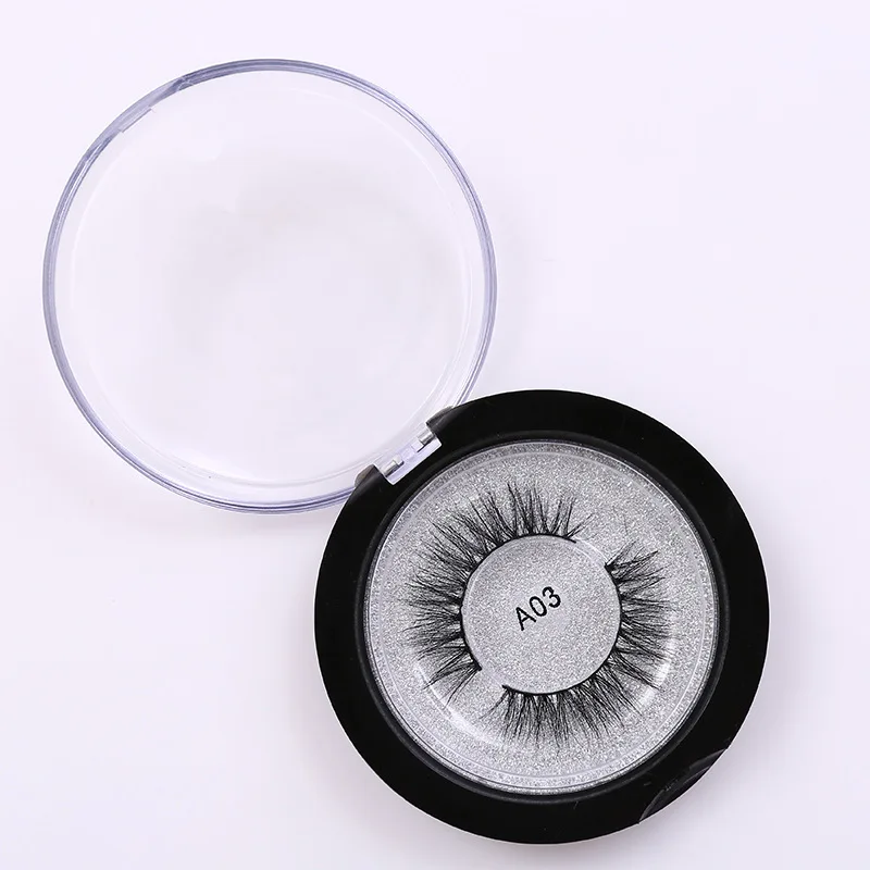 A03 Black Natural False Eyelashes 3D Mink Lashes Thick Volume Long Soft Fake Eye Extension Cilios Maquiagem HP1230 | Красота и