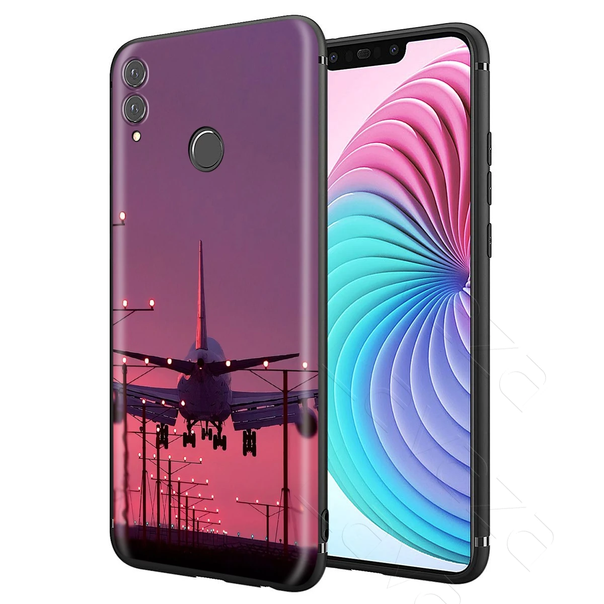 Lavaza Aircraft Airplane Fly Travel Cloud Plane Case for Huawei Mate Y7 Y9 P8 P9 P10 P20 P30 P40 Max Lite Pro P Smart Mini |
