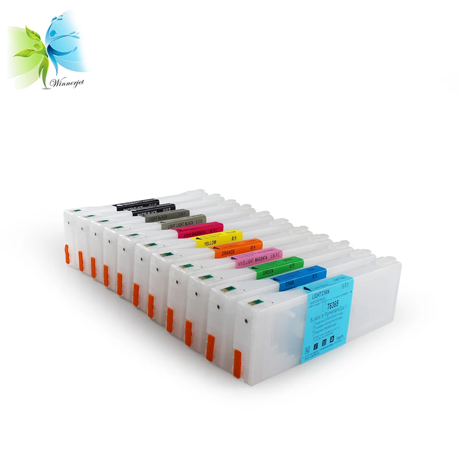 WINNERJET для принтера Epson 7900 9900 700 мл многоразовый чернильный картридж T6361-T6369 T636A T636B |