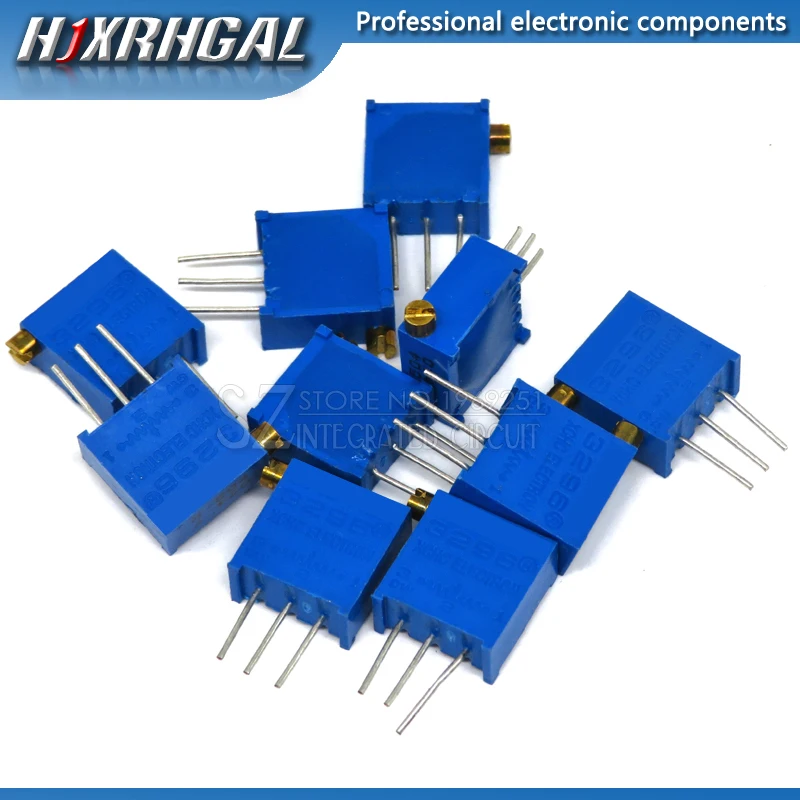 10pcs 3296X-1-101LF 3296X 100 ohm 101 3296X-1-101 3296X-101 X101 Trimpot Trimmer Potentiometer | Электронные компоненты и