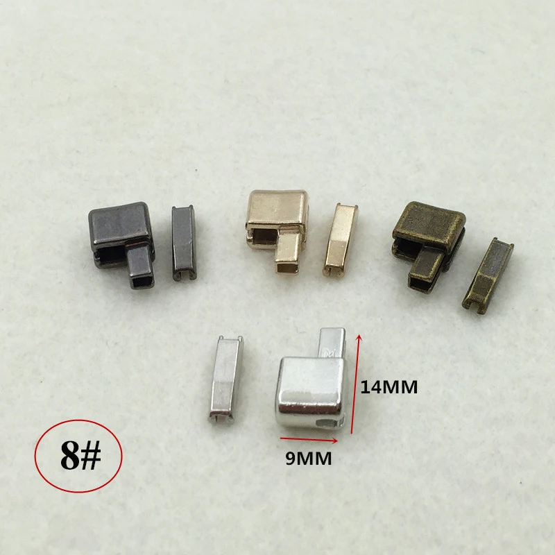 20 комплектов Meetee 3#5#8#10# Одноместный открытый слайдер штепсельная вилка ZA206 вставить коробку фиксатор для замены металлической молнии
