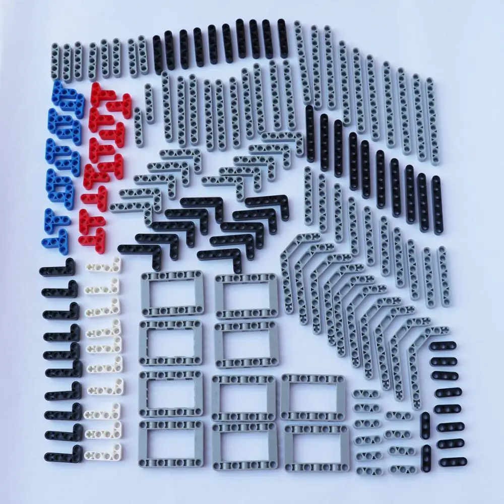 160 шт. конструкторных блоков Детские кубики оптом технические детали Liftarm луч