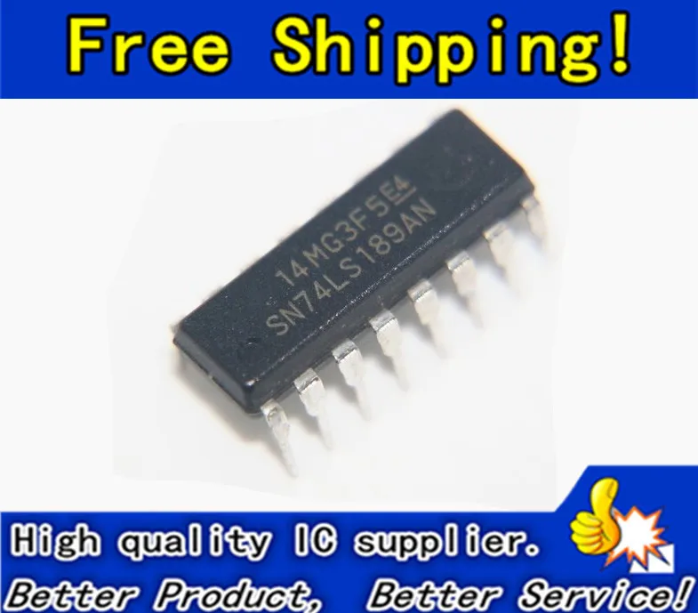 

10 шт. SN74LS189AN DIP16 HD74LS189P 74LS189 DIP-16 Бесплатная доставка