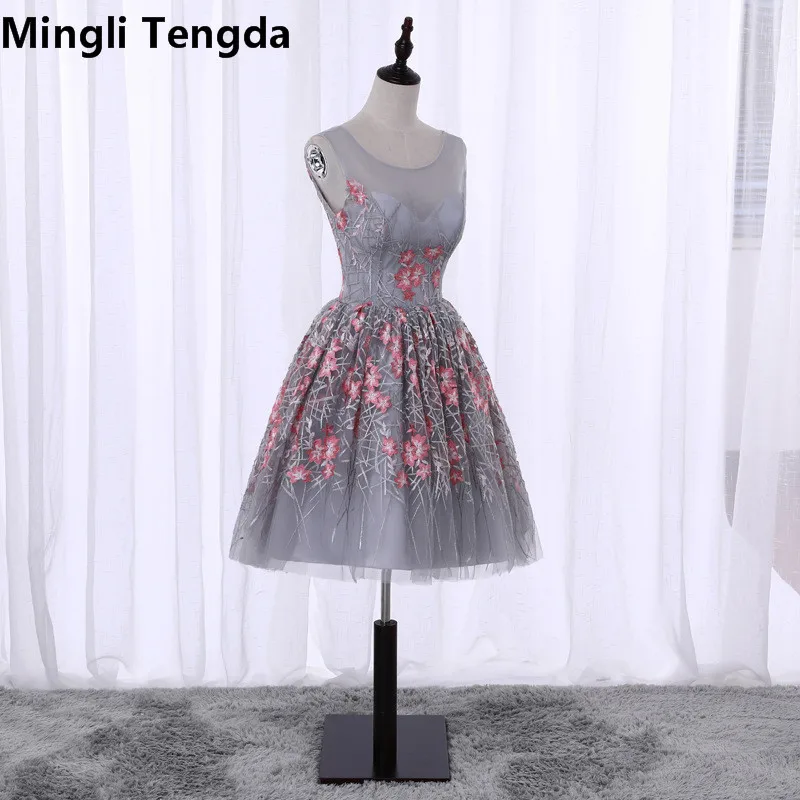 Платье для свадьбы mingli Tengda Элегантные короткие платья на шнурках карамельных