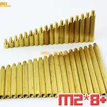 200 шт. латунная M2 x 8+ 3 мм Печатная плата для мужчин и женщин материнская плата стойка разделитель