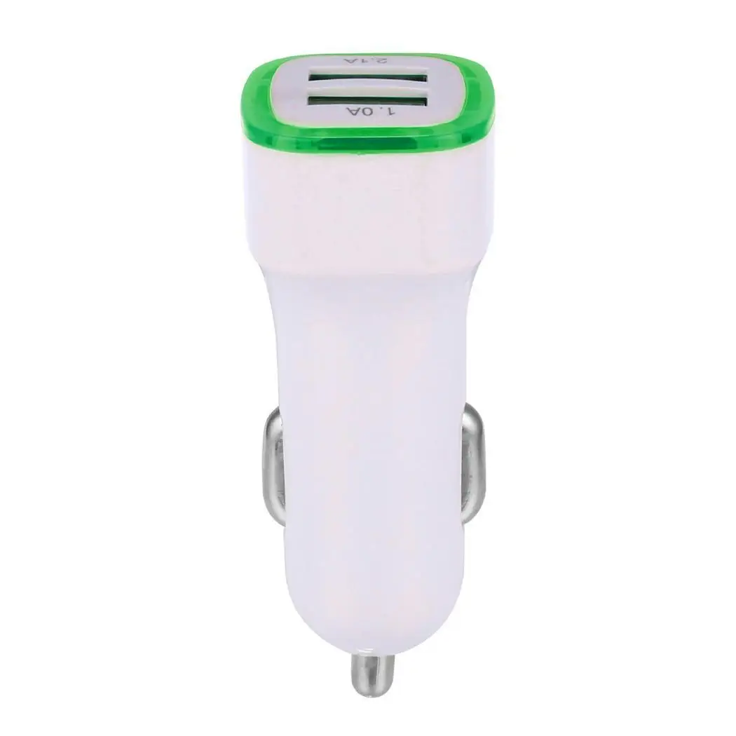 New 3.1A LED Double USB Multi-function Dual Adapter DC 5V 2.1A Socket Car 12V-24V Charger 1.0A | Автомобили и мотоциклы