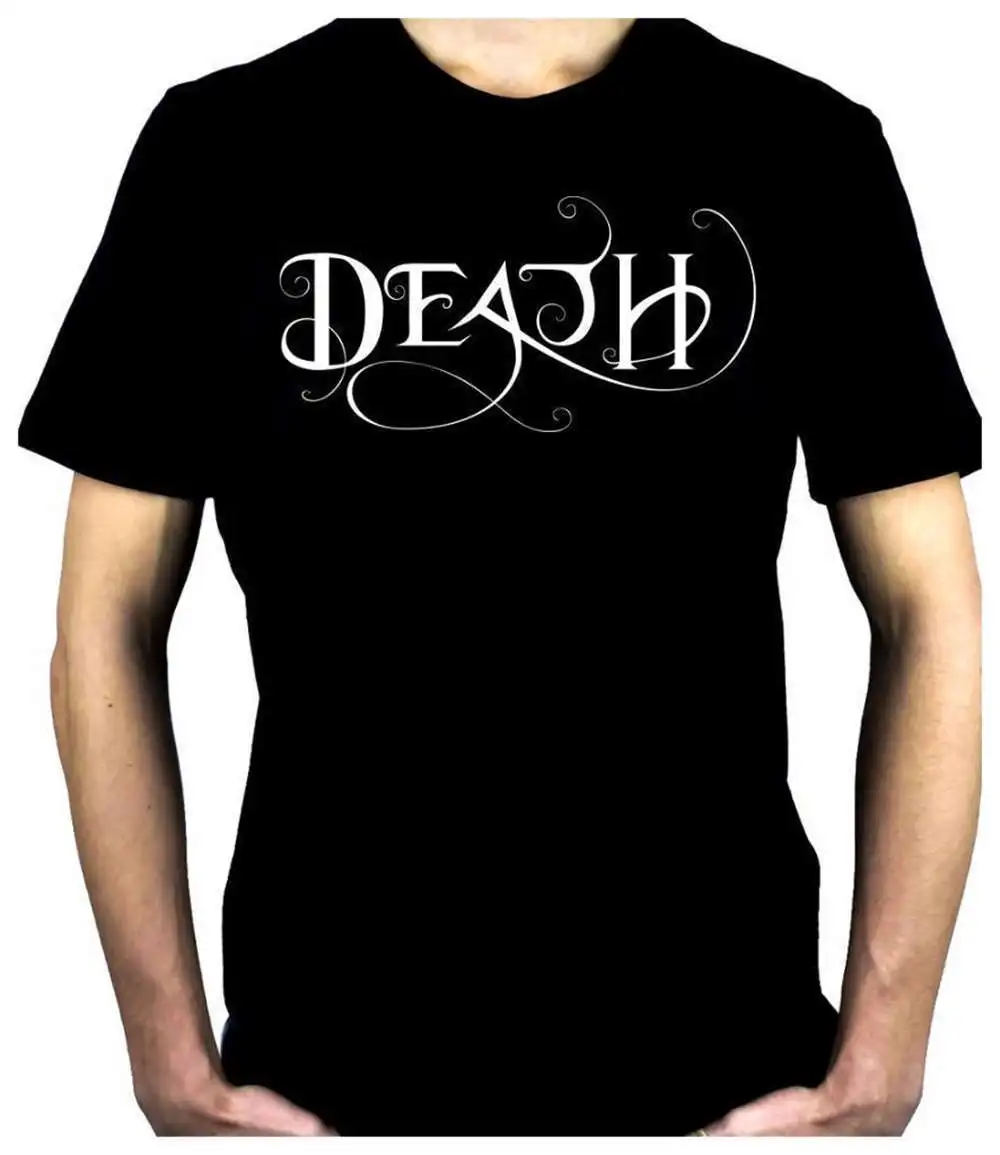 Футболки с принтом короткая футболка Death Being the End Goth Punk металлический Песочник