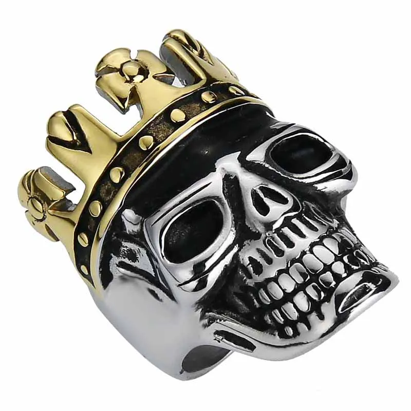 Мужское кольцо в стиле хип хоп из нержавеющей стали|ring jewelry|skull ring bikerring biker |