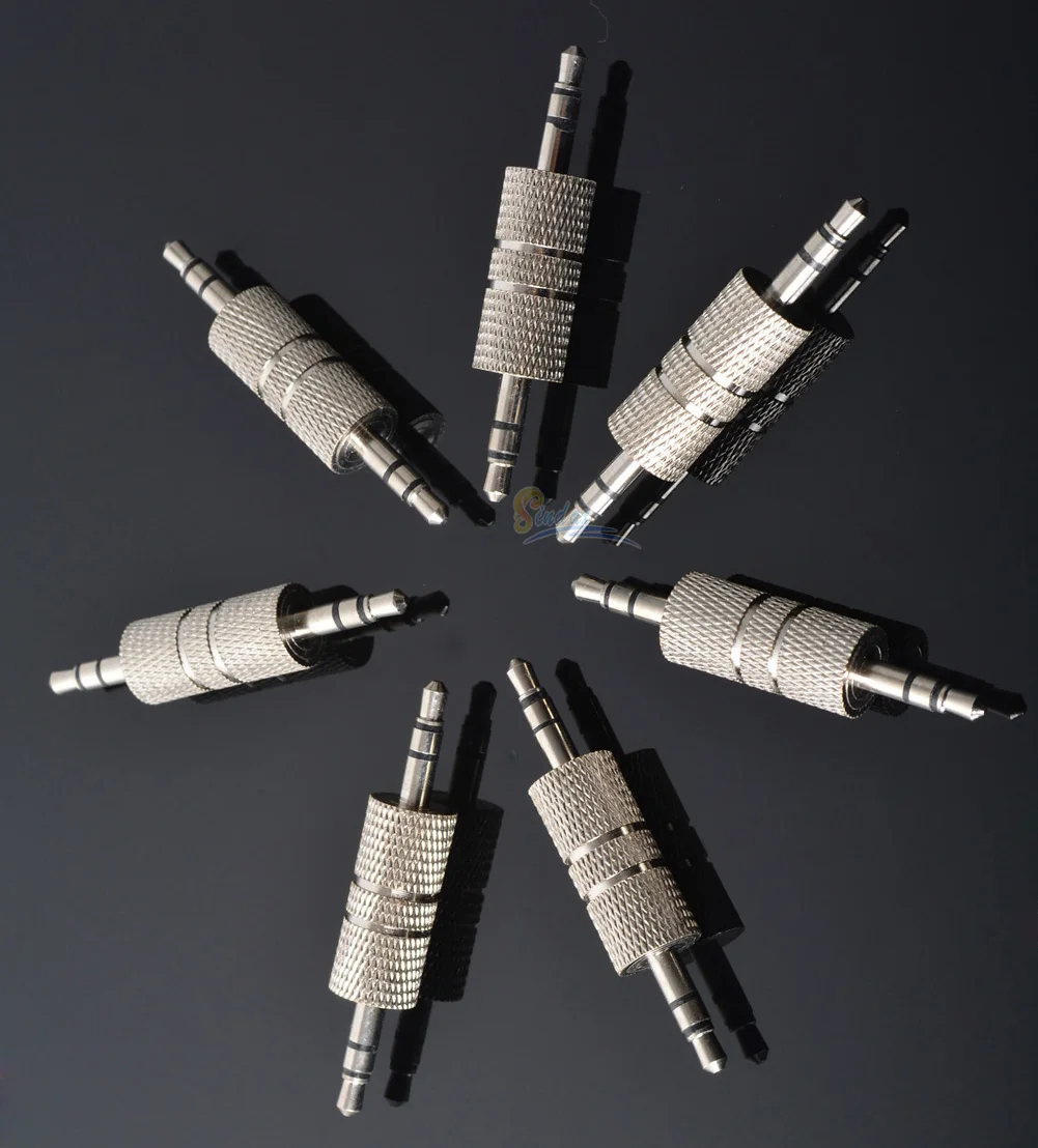 3 5 мм 1/8 &quotстерео RCA штекер для 1/8&quot стерео Соединительный разъем адаптер 2