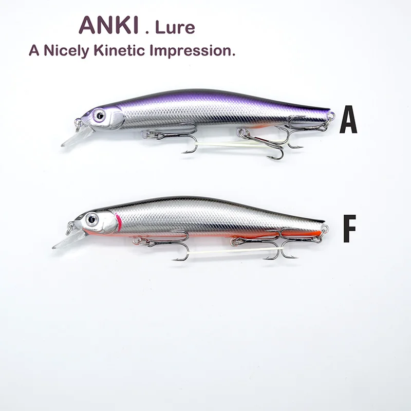 ANKI 2 шт. смешанный цвет 110 мм 17 5 г Магнитная весовая система длинная литая Рыбная