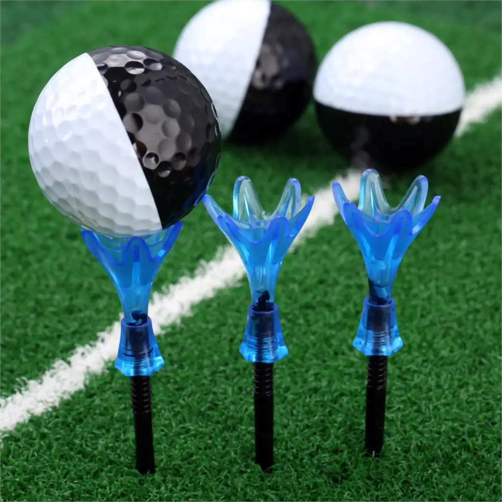 3 шт. Регулируемый Гольф Пластик футболки мяч для гольфа держатель обучение
