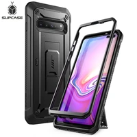for samsung galaxy s10 5g case 2019 supcase ub pro full body rugged holster kickstand cover without built in screen protector