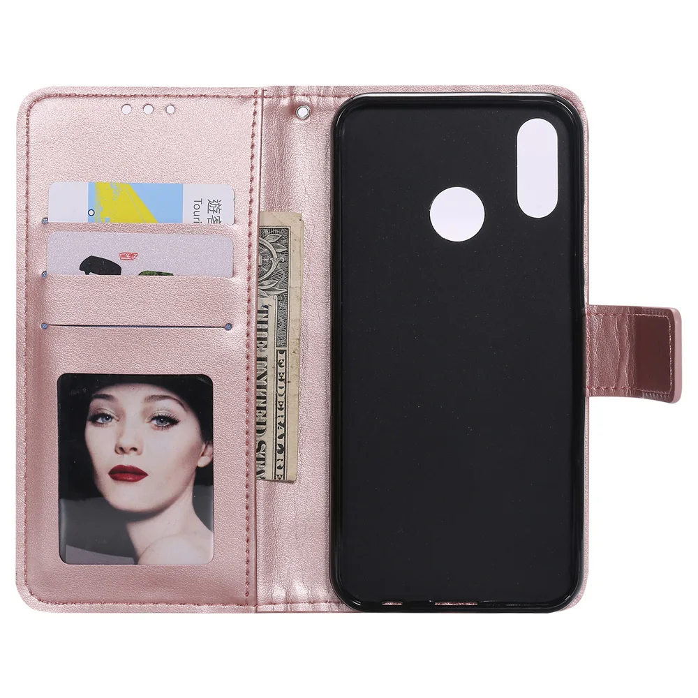 Totem Printing With Lanyard Phone Back Cover for Huawei P20 Case Lite Nova 3e PU Leather Cases Inside TPU Shell | Мобильные телефоны