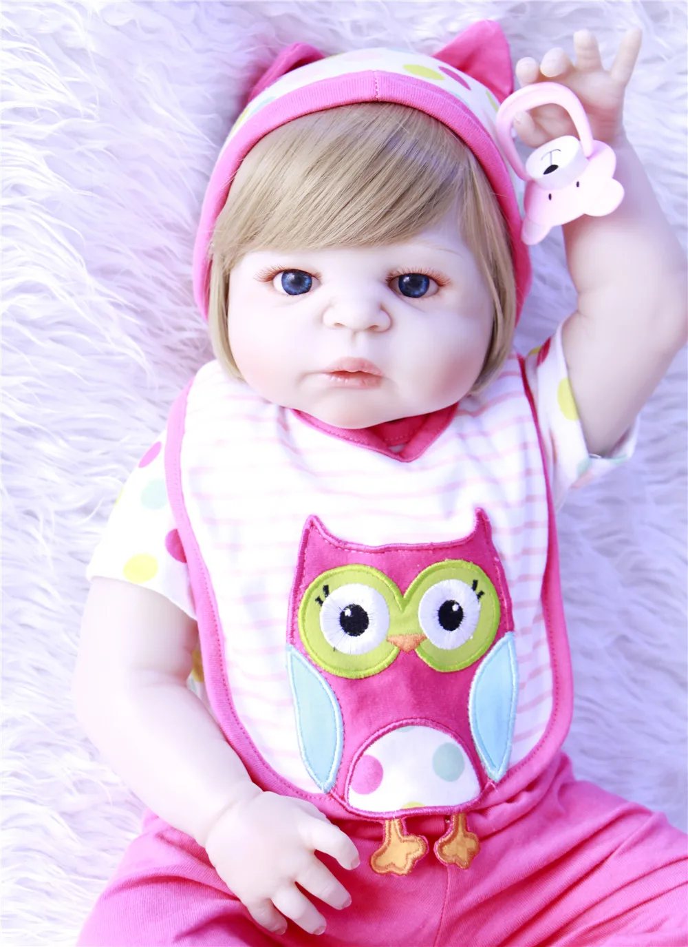 Реалистичные куклы Новорожденные 23 дюйма полностью силиконовые виниловые