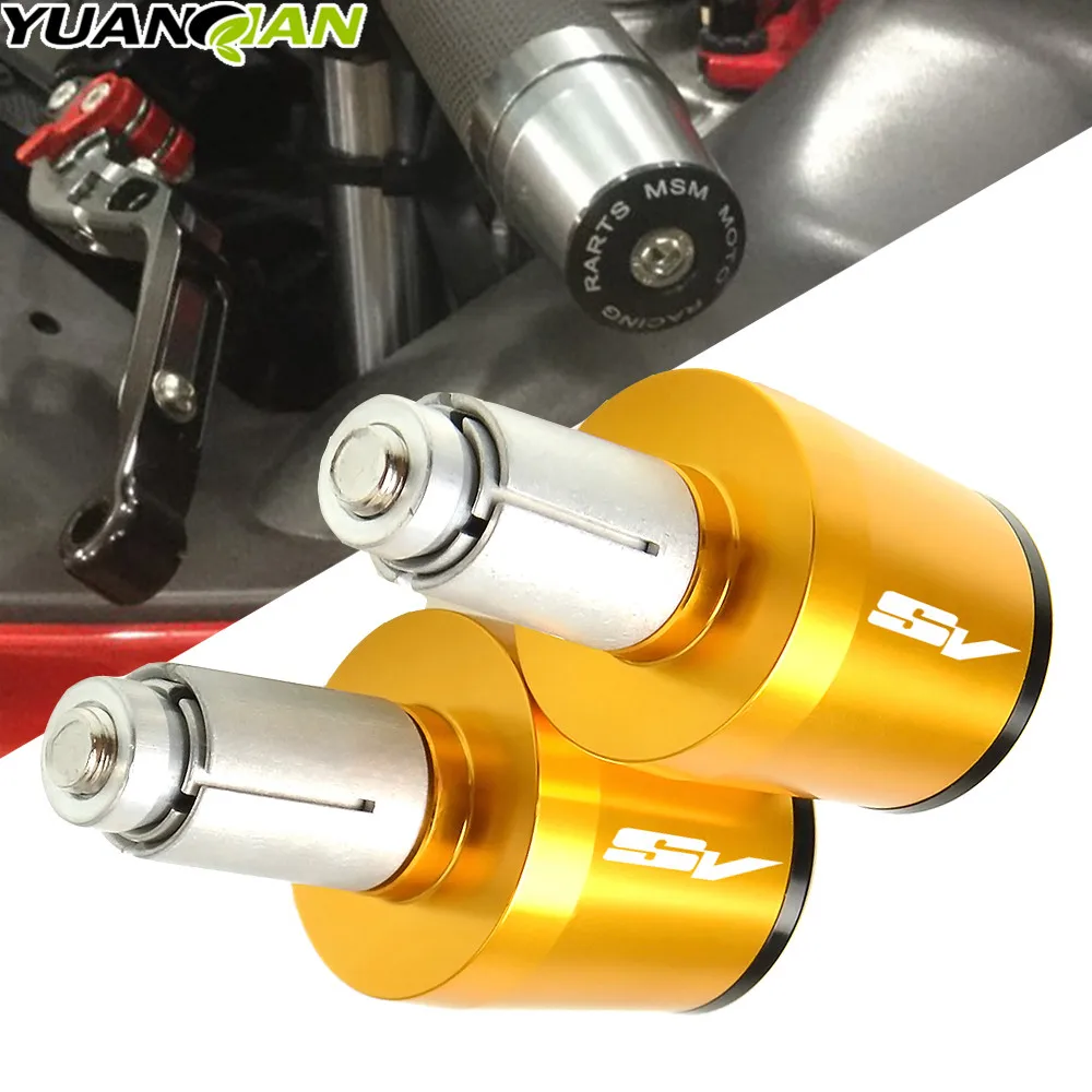 CNC 22 мм мотоциклетные ручки крышка руля заглушки для Suzuki SV650S SV 650S 1999 2009 захваты
