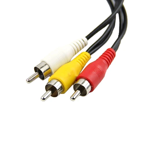 Новый 3 RCA Штекерный разъем на 6 гнездовой сплиттер Аудио Видео AV Кабель адаптер|3