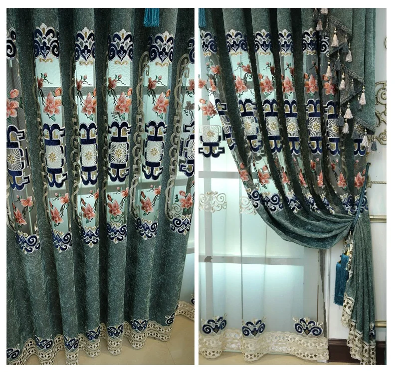 Затемненные шторы для гостиной, французские оконные шторы высокого качества, занавески для кухни с обработанным окном, драп-тюль для спальни