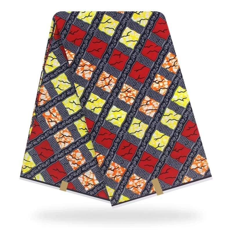 

2020 Best Selling African Wax Fabric High Quality Original Veritable Tissu Ankara Wax Flower Prints Fabric African Nigeria Wax