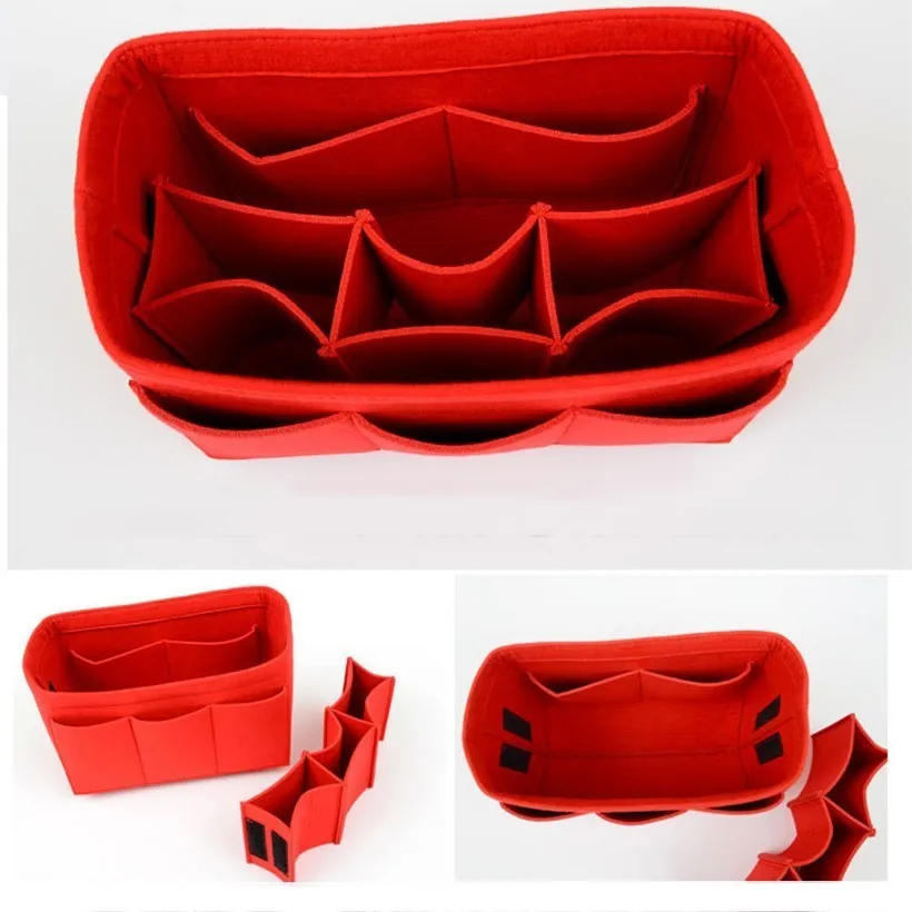 1 шт. Для женщин войлочную ткань вставки Сумки из натуральной кожи внутренние