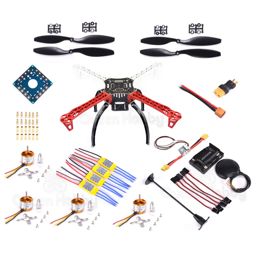 Гоночный комплект квадрокоптера F450 с рамкой APM 2 6/2 8 и 6M GPS 2212 1045 KV мотор 30A ESC prop fpv