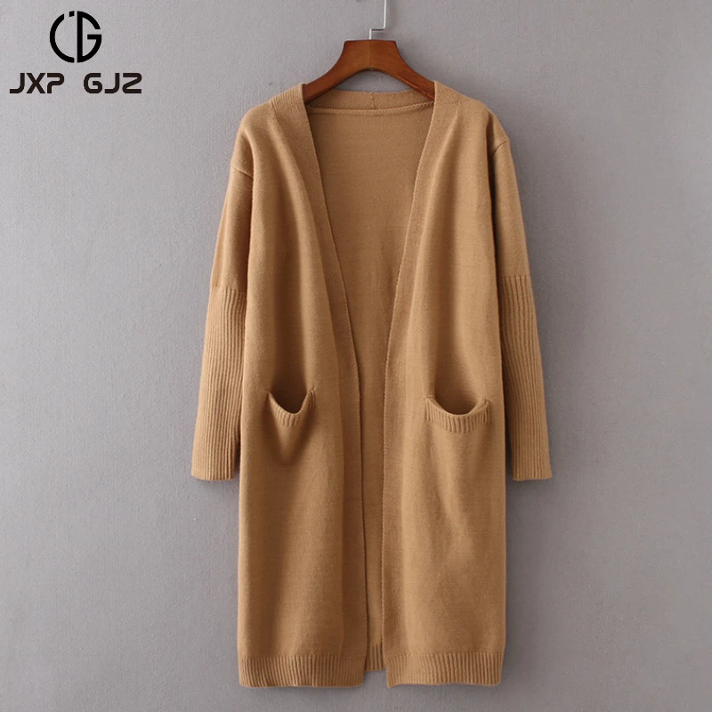 JXP GJZ CG женские Свитера и кардиганы 2017 новая мода осень зима с длинным рукавом