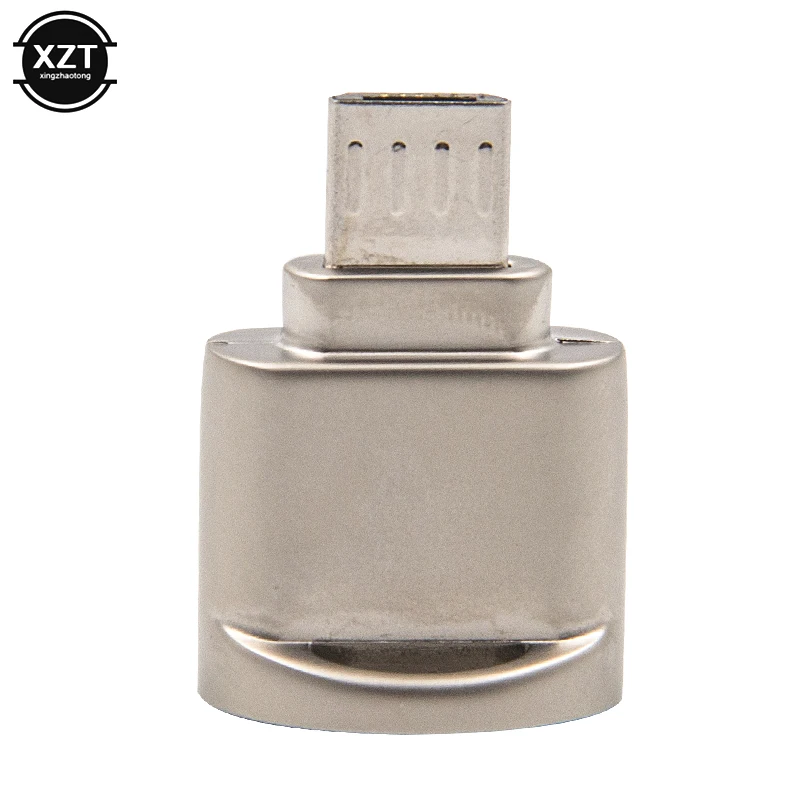 Высококачественный Micro usb 2 0 otg кардридер для телефона алюминиевый адаптер TF micro SD