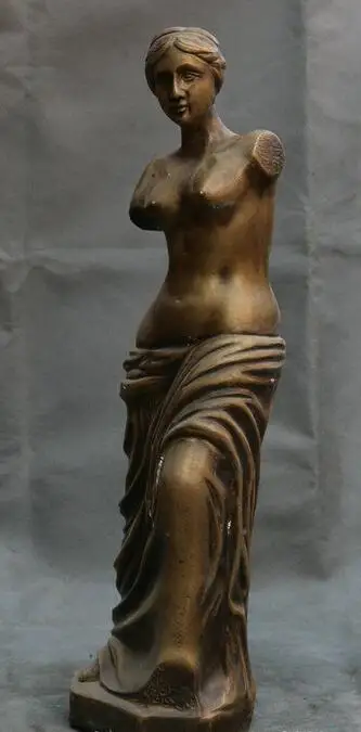 14 &quotАнтичный китайский Бронзовая королева любви Греческая богиня статуэтка