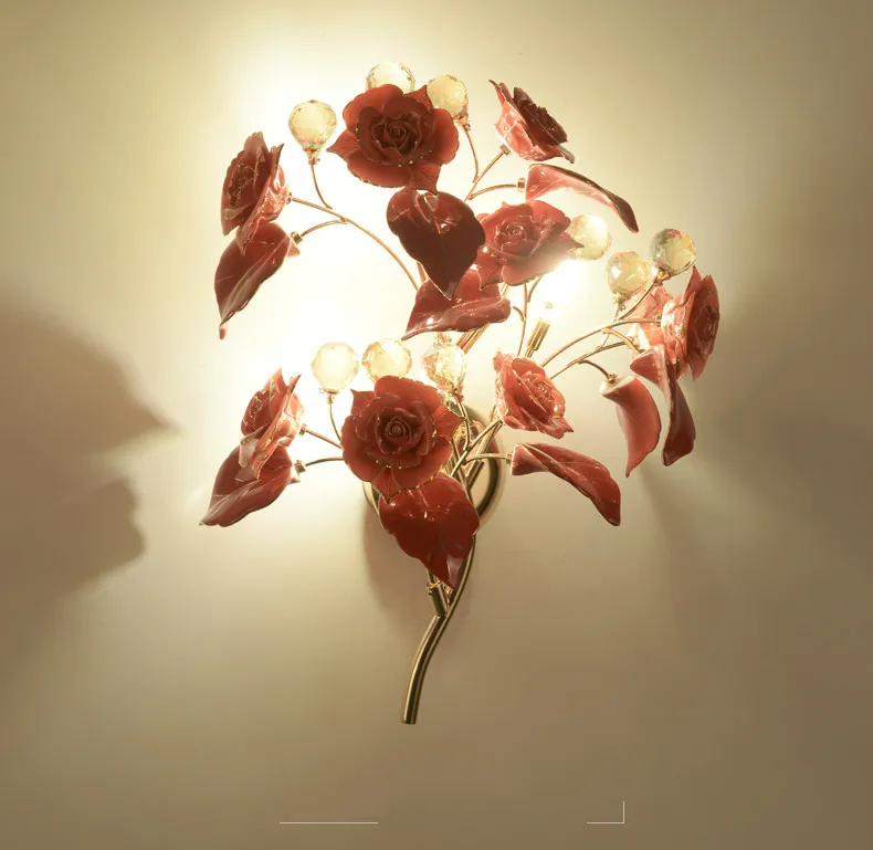 Гостиничный зал Led Бра Хрустальная настенная лампа для гардеробной спальни