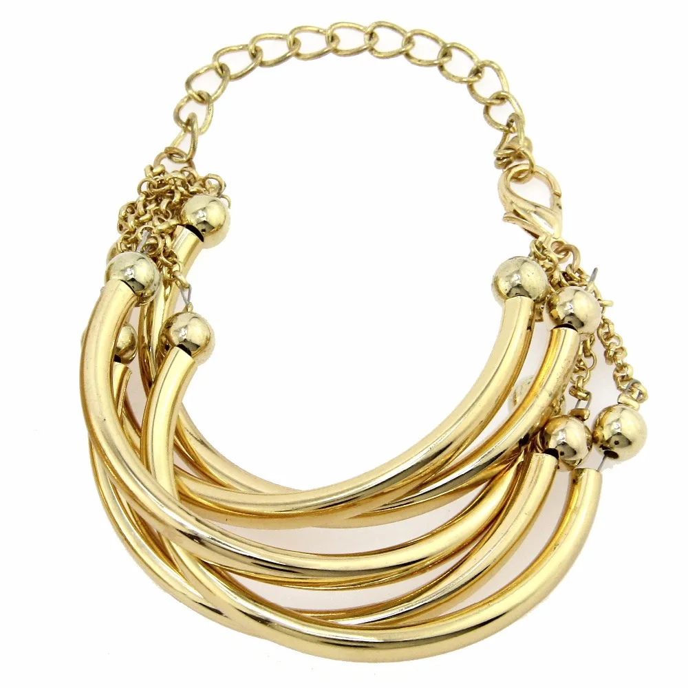 Женский индийский комплект ювелирных изделий MANILAI набор из ожерелья браслета и