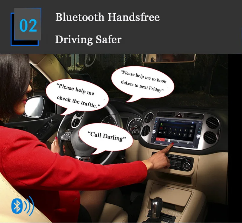 2 Din car radio steering wheel control MP4 MP5 video Player 7 inch car radio Bluetooth With rear camera