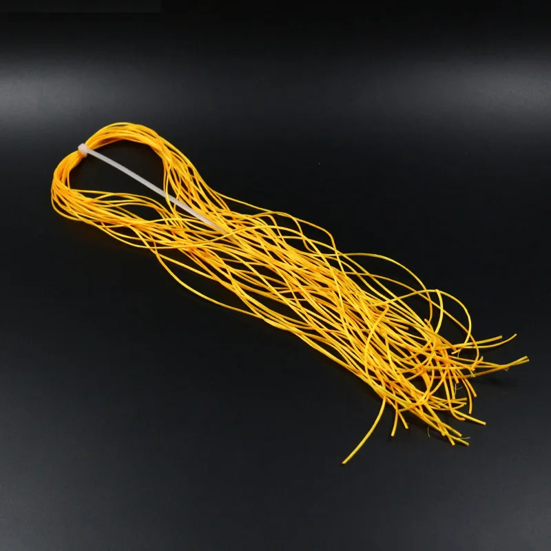 fluo orange Королевский Sissi 2 упаковки Лайф Флекс спандекс нить для завязывания мушек материалы 15 дополнительных цветов супер тянущиеся спандекс резиновые ножки для тела нить - Цвет: fluo orange