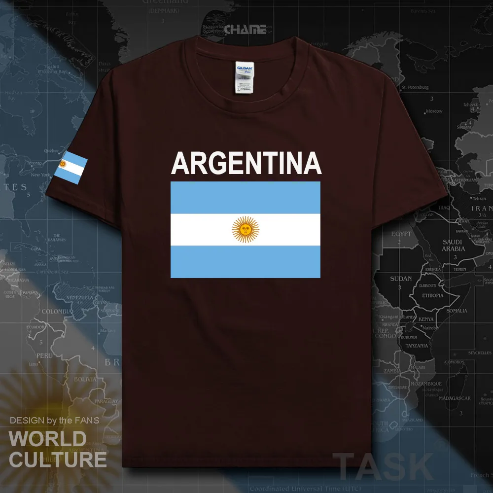 Argentina Мужская футболка Аргентинская коллекция 2017 года Спортивная команда 100%