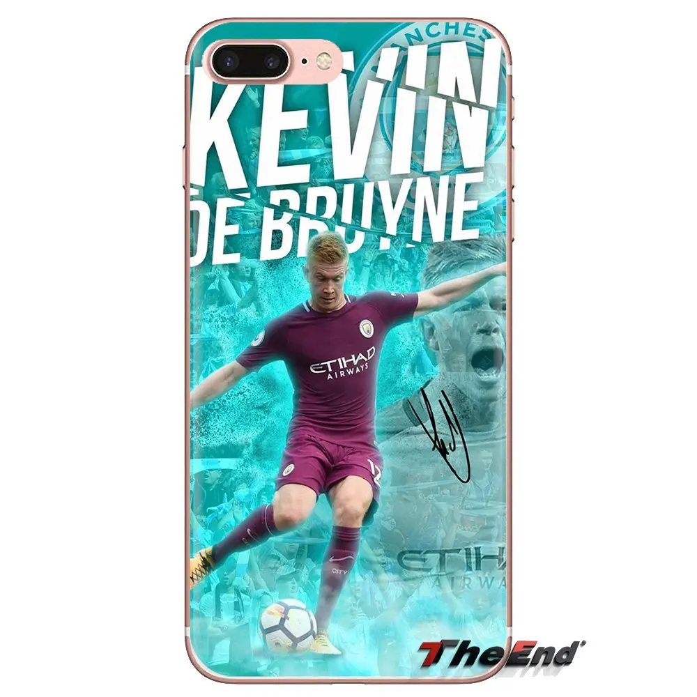 For Xiaomi Mi3 Samsung A10 A30 A40 A50 A60 A70 Galaxy S2 Note 2 Grand Core Prime Kevin De Bruyne Soft Transparent Shell Covers |